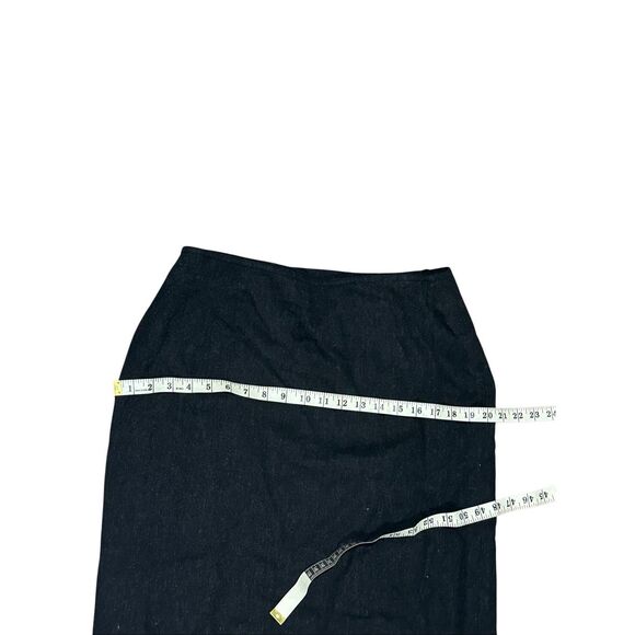 Vintage Jones  country wool blend maxi fringe skirt 10 M western - Picture 5 of 10